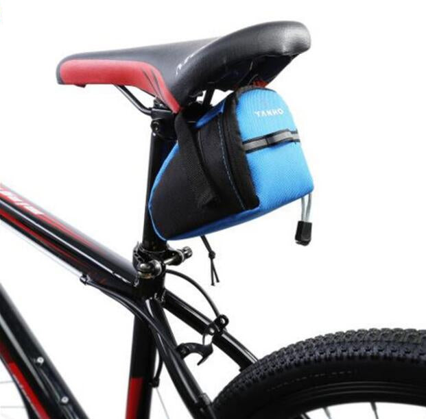 Waterproof Reflective Bicycle Saddle Bag for Outdoor Activities - Blue Force Sports