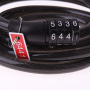4 Digital Password Bike Cable Lock - Blue Force Sports