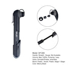 Bicycle Compact Plastic Pump - Blue Force Sports