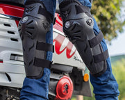 Sports Motorcycle Elbow Pad Set - Blue Force Sports