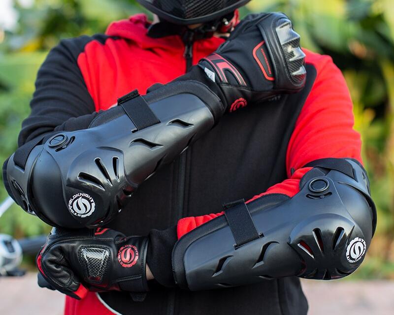 Sports Motorcycle Elbow Pad Set - Blue Force Sports