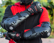 Sports Motorcycle Elbow Pad Set - Blue Force Sports