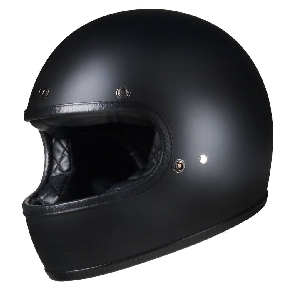 Vintage Full Face Motorcycle Helmet - Blue Force Sports