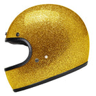 Vintage Full Face Motorcycle Helmet - Blue Force Sports