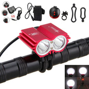 7000 Lumens Bike Front Handlebar LED Light - Blue Force Sports