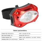 Rechargeable USB Bicycle Light - Blue Force Sports