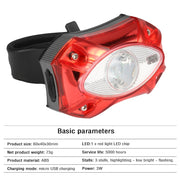 Rechargeable USB Bicycle Light - Blue Force Sports