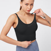 Women's Sheer Detail High Impact Gym Bra - Blue Force Sports
