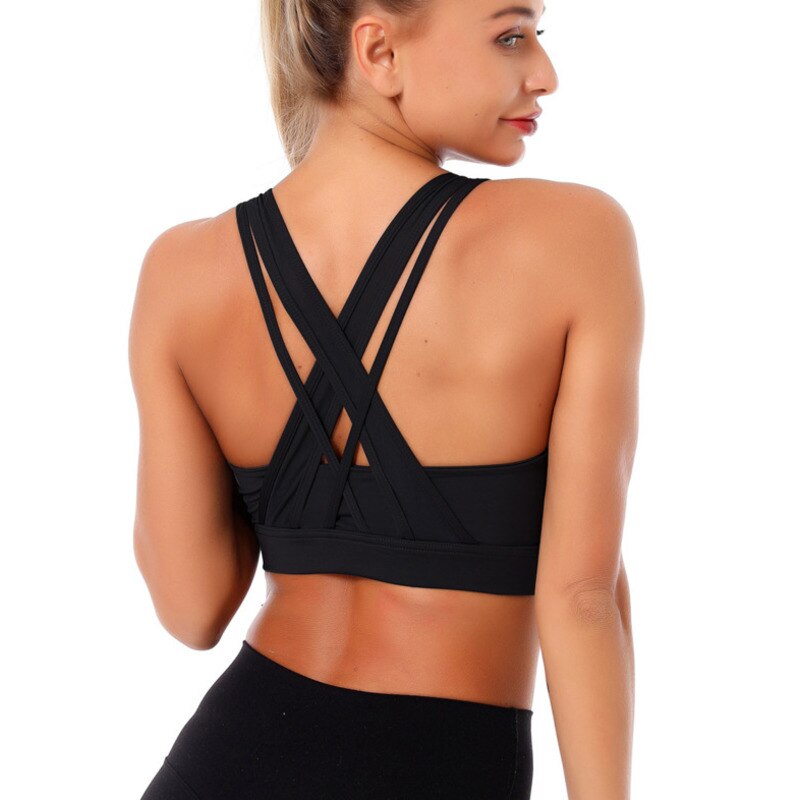 Women's X-Back Quick Dry Sports Bra - Blue Force Sports