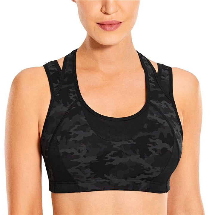 Women's Double Layered Sports Bra - Blue Force Sports