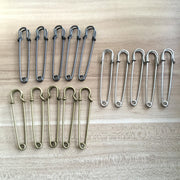 Useful Multipurpose Durable Metal Safety Pins Set - Blue Force Sports