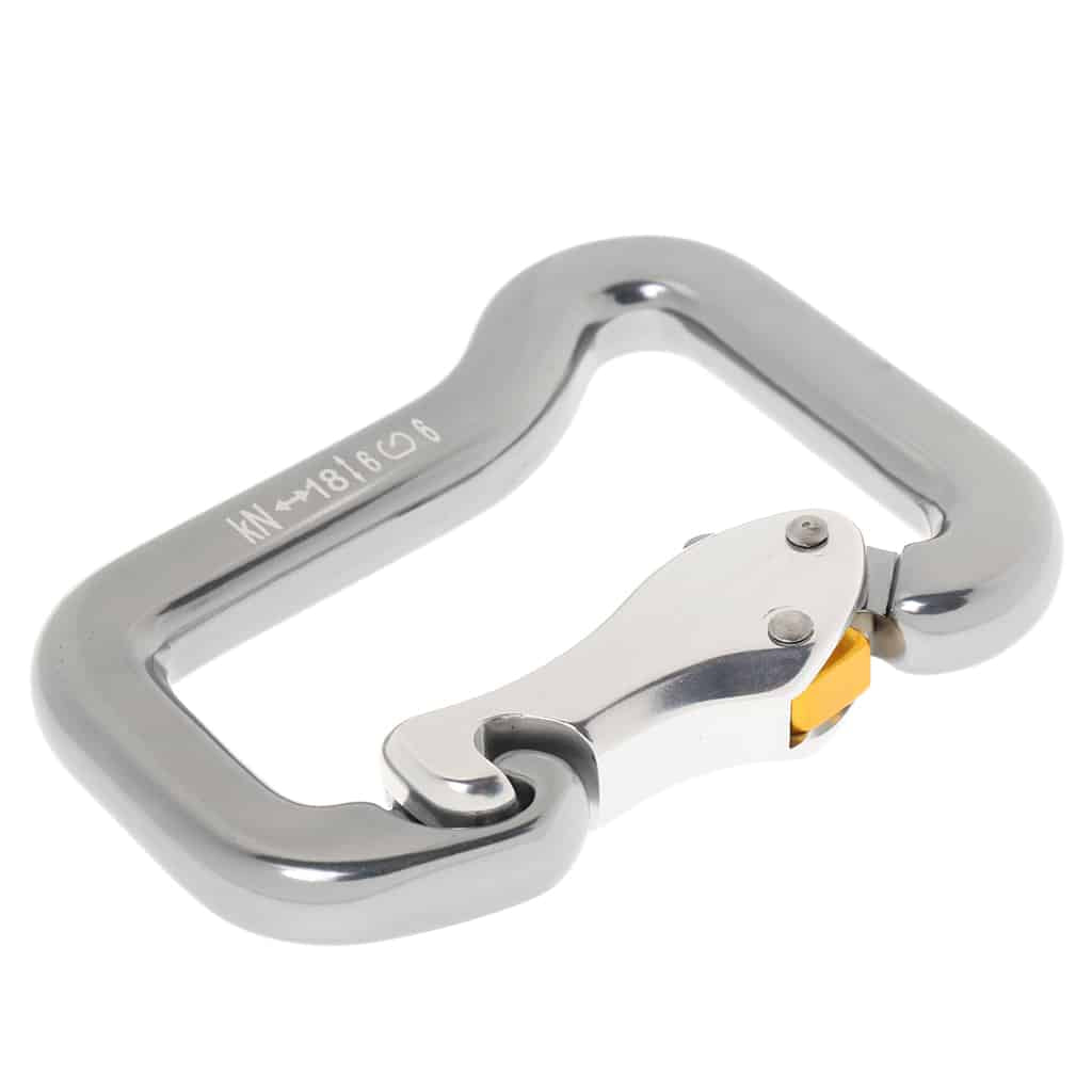 Safety Spring Aluminium Carabiner - Blue Force Sports