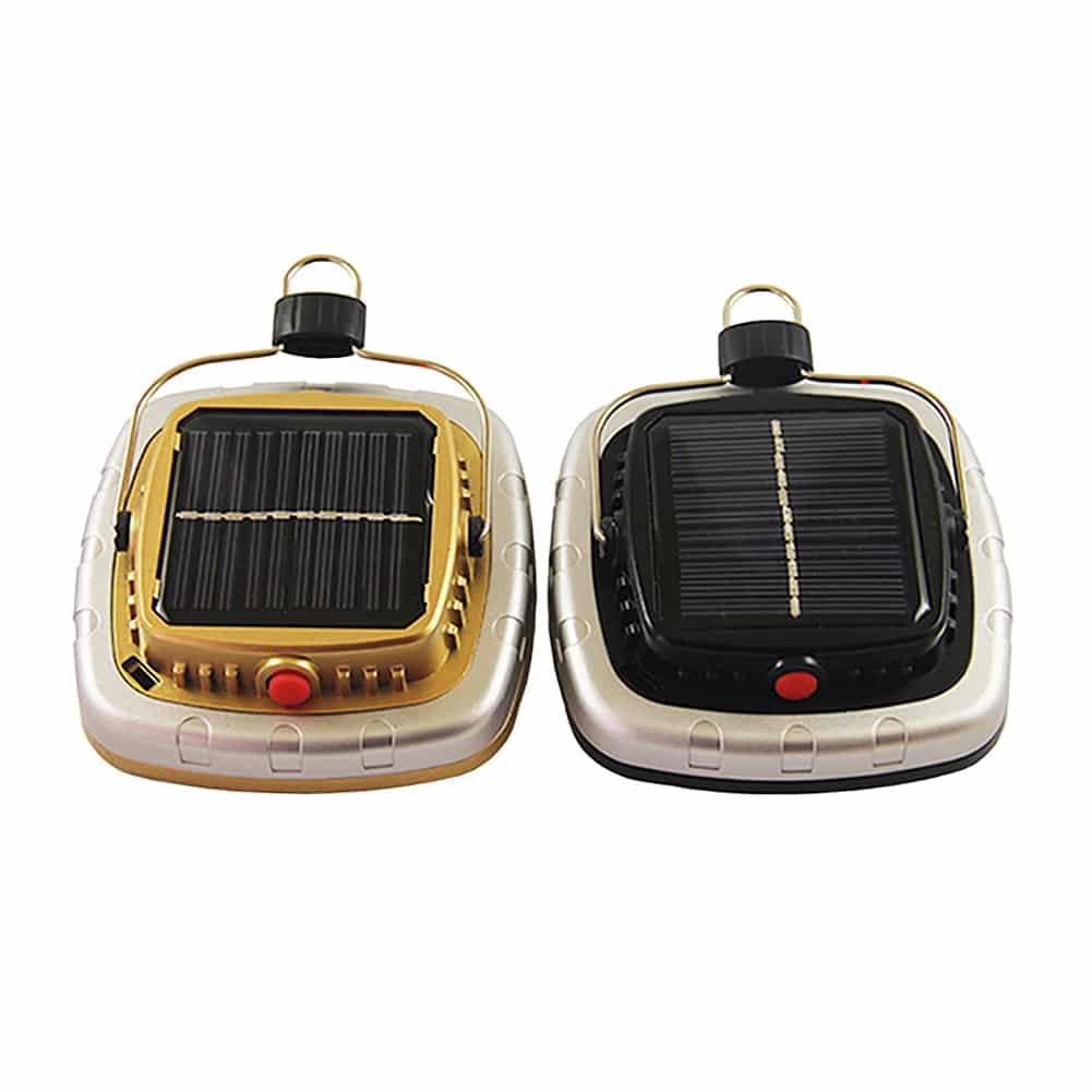 Compact Hanging Camping Lantern with Solar Panel