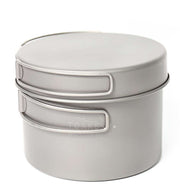 Titanium Camping Cookware Kit with Bag - Blue Force Sports