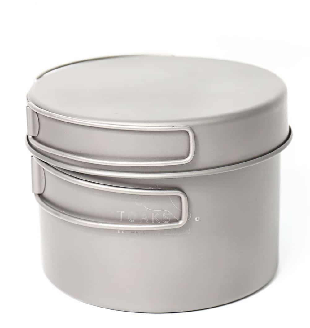 Titanium Camping Cookware Kit with Bag - Blue Force Sports