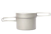 Titanium Camping Cookware Kit with Bag - Blue Force Sports