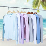 Pastel Color UV Protection Jacket- Quick Dry - Blue Force Sports