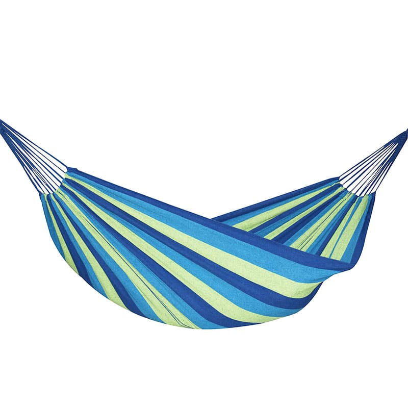 2 Person Outdoor Canvas Hammocks - Blue Force Sports