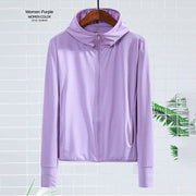Pastel Color UV Protection Jacket- Quick Dry - Blue Force Sports