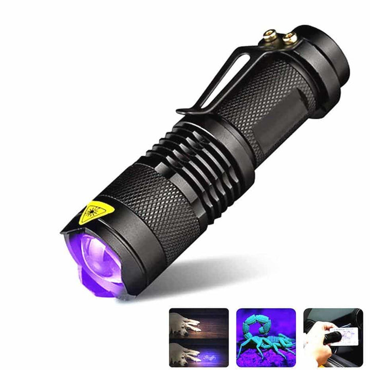 Tactical LED UV Flashlight - Blue Force Sports