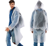 Universal Thick Long Raincoat - Blue Force Sports