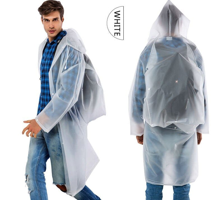 Universal Thick Long Raincoat - Blue Force Sports