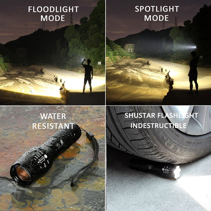 LED Outdoor Survival Pocket Flashlight - Blue Force Sports