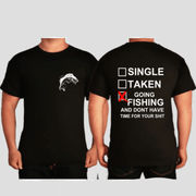 Cute Summer Breathable Cotton Men's Fishing T-Shirt - Blue Force Sports