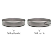 Ultralight Titanium Camping Frying Pan - Blue Force Sports