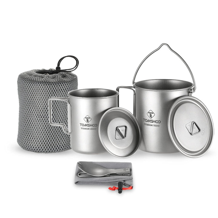 Titanium Camping Cup 3 Pcs Set - Blue Force Sports