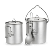 Titanium Camping Cup 3 Pcs Set - Blue Force Sports