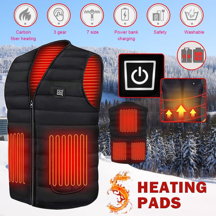 Smart Heating Vest - Blue Force Sports