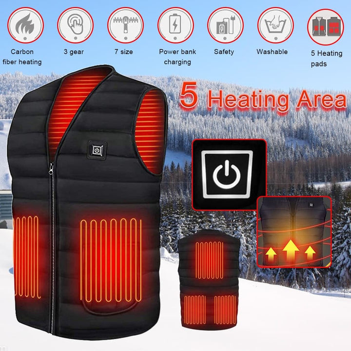 Smart Heating Vest - Blue Force Sports