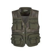 Men's Breathing Mesh Fishing Vest - Blue Force Sports