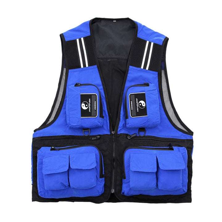 High Quality Convenient Wear-Resistant Waterproof Men's Fishing Vest - Blue Force Sports