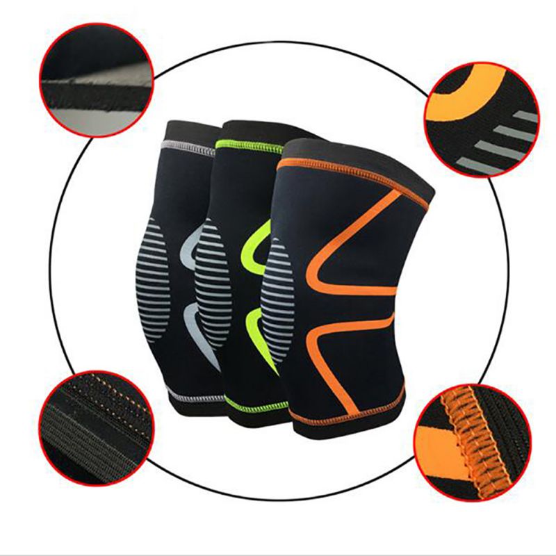 Multipurpose Supportive Compressive Nylon Knee Pad - Blue Force Sports