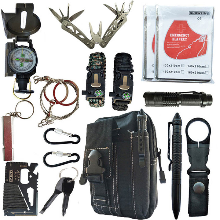 16 in 1 Outdoor Survival Kit - Blue Force Sports