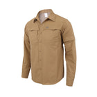 Comfortable Quick-Drying Breathable Cotton Men's Hiking Shirt - Blue Force Sports