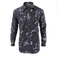 Comfortable Quick-Drying Breathable Cotton Men's Hiking Shirt