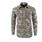Comfortable Quick-Drying Breathable Cotton Men's Hiking Shirt - Blue Force Sports