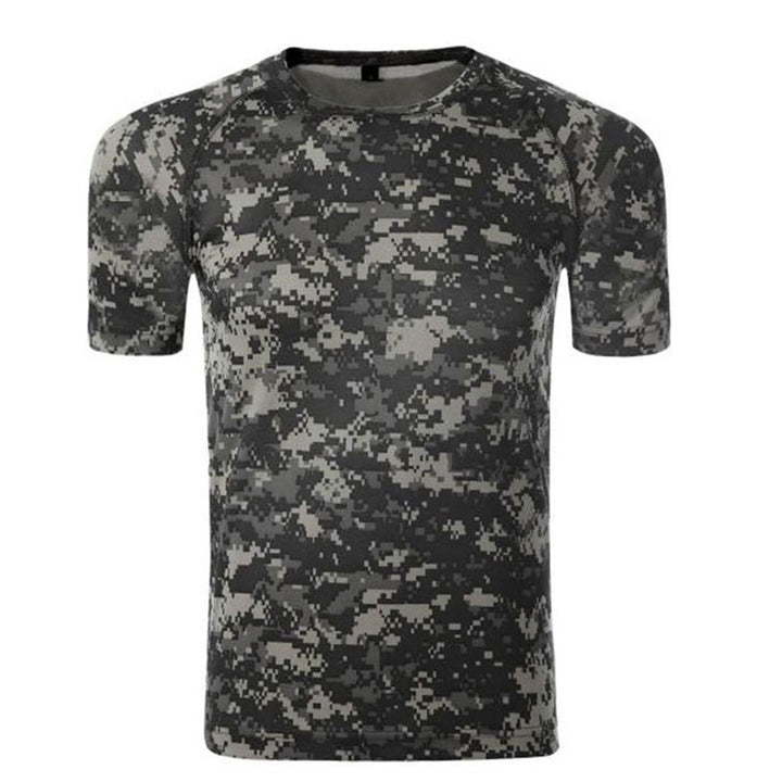 Cute Summer Quick-Drying Breathable Camouflage Men's T-Shirt - Blue Force Sports