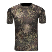 Cute Summer Quick-Drying Breathable Camouflage Men's T-Shirt - Blue Force Sports