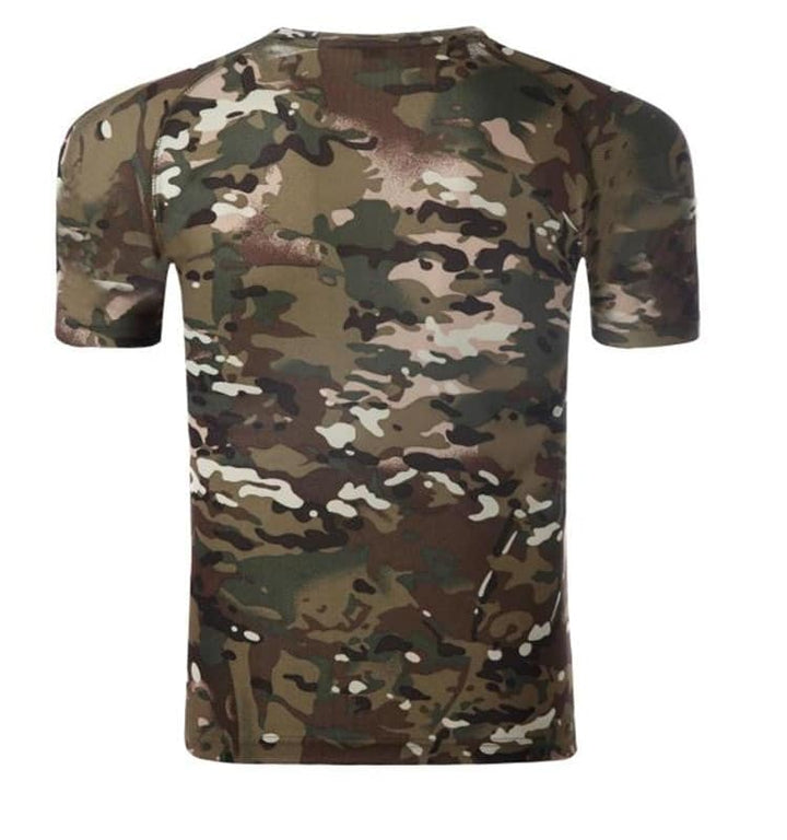 Cute Summer Quick-Drying Breathable Camouflage Men's T-Shirt - Blue Force Sports