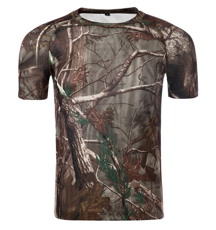 Cute Summer Quick-Drying Breathable Camouflage Men's T-Shirt - Blue Force Sports