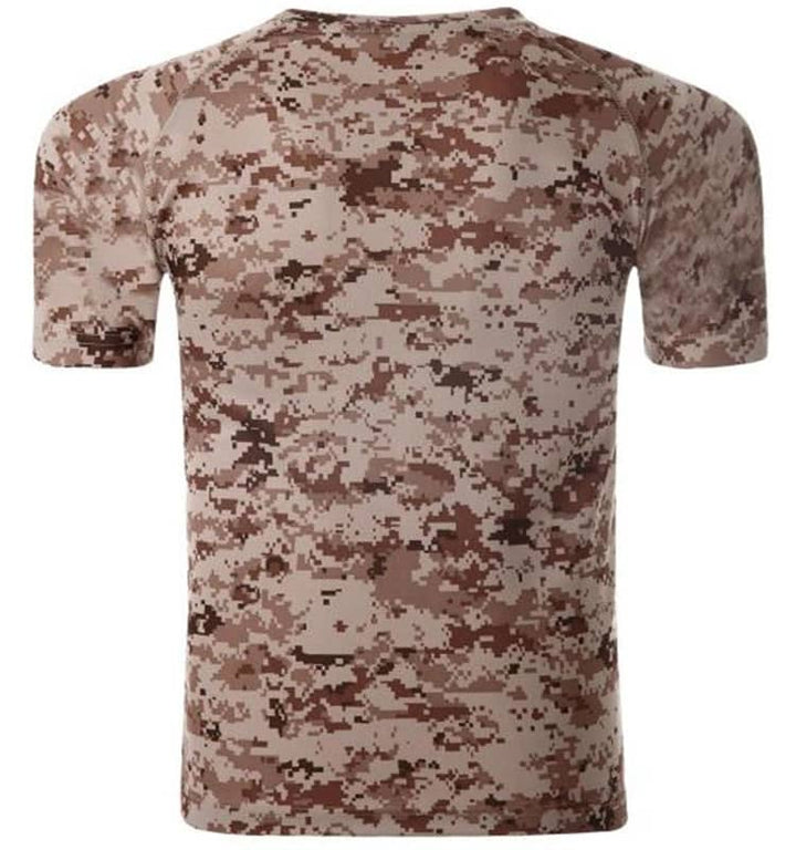 Cute Summer Quick-Drying Breathable Camouflage Men's T-Shirt - Blue Force Sports