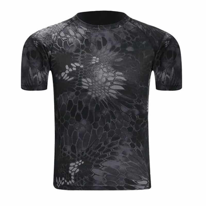 Cute Summer Quick-Drying Breathable Camouflage Men's T-Shirt - Blue Force Sports