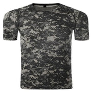 Cute Summer Quick-Drying Breathable Camouflage Men's T-Shirt - Blue Force Sports