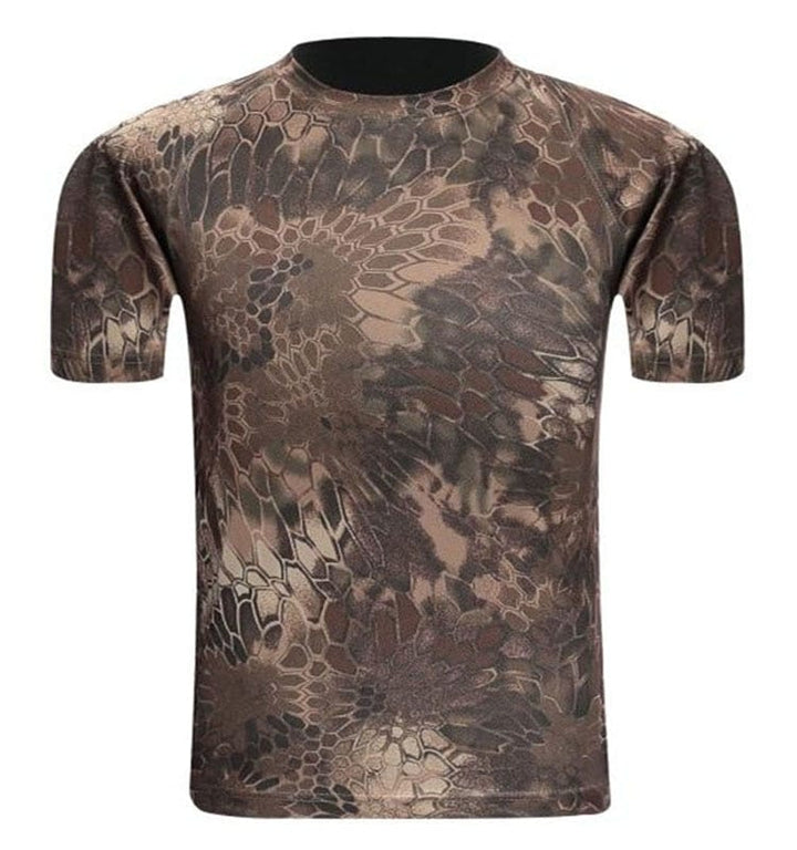 Cute Summer Quick-Drying Breathable Camouflage Men's T-Shirt - Blue Force Sports