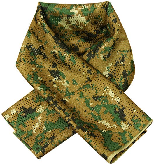 Comfortable Lightweight Breathable Cotton Men's Military Scarf - Blue Force Sports