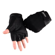 Military Style Fingerless Gloves - Blue Force Sports